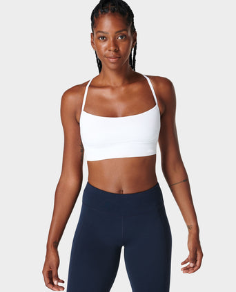 Spirit Restored Yoga Bra - White