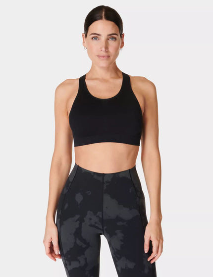 Sweaty Betty Stamina Seamless Sports Bra - Blackimage1- The Sports Edit