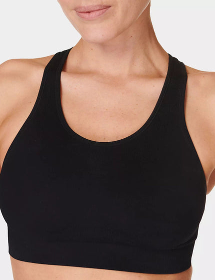 Sweaty Betty Stamina Seamless Sports Bra - Blackimage3- The Sports Edit