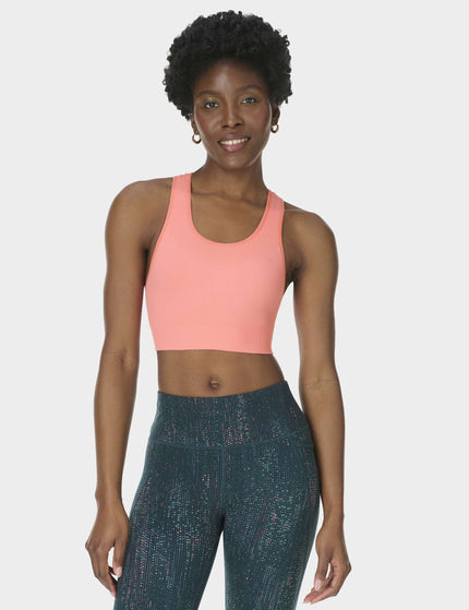 Sweaty Betty Stamina Seamless Sports Bra - Melon Pinkimages1- The Sports Edit