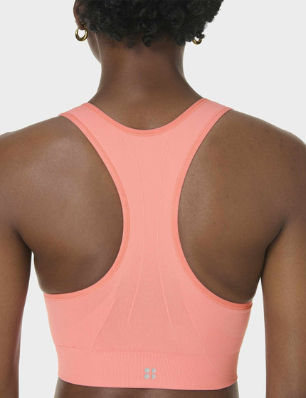 Sweaty Betty Stamina Seamless Sports Bra - Melon Pinkimages4- The Sports Edit