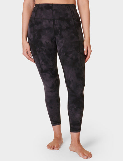 Sweaty Betty Super Soft 7/8 Yoga Leggings - Black Spray Dye Printimage1- The Sports Edit