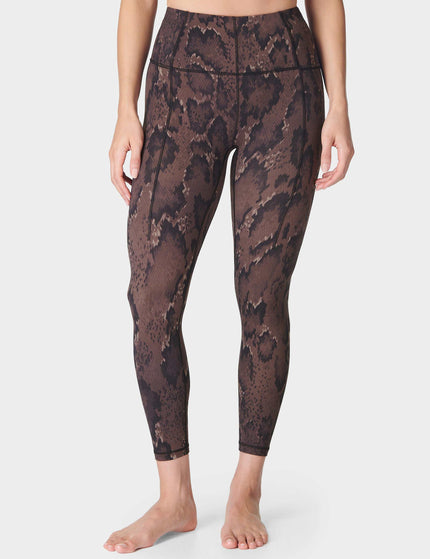 Sweaty Betty Super Soft 7/8 Yoga Leggings - Brown Python Printimage1- The Sports Edit