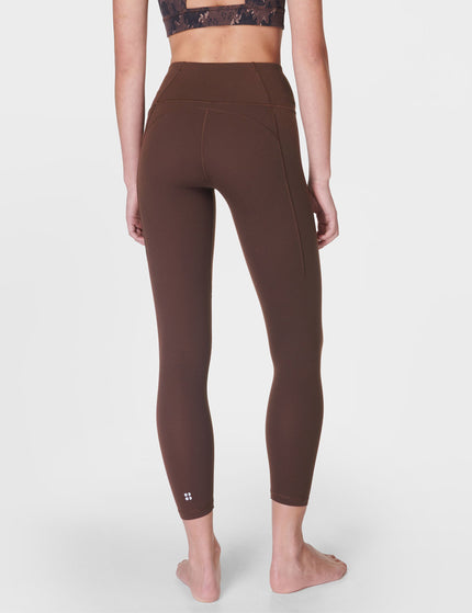 Sweaty Betty Super Soft 7/8 Yoga Leggings - Cacao Brownimage2- The Sports Edit