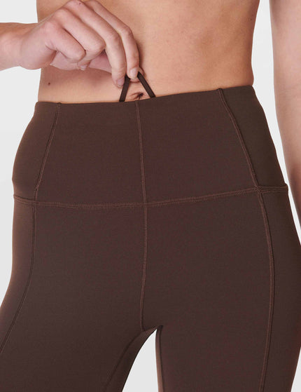 Sweaty Betty Super Soft 7/8 Yoga Leggings - Cacao Brownimage3- The Sports Edit