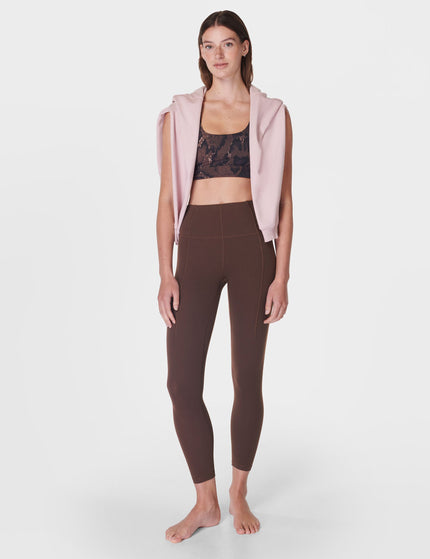 Sweaty Betty Super Soft 7/8 Yoga Leggings - Cacao Brownimage5- The Sports Edit