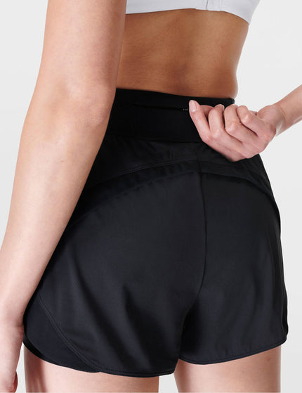 Sweaty Betty Tempo Run Shorts - Blackimage4- The Sports Edit