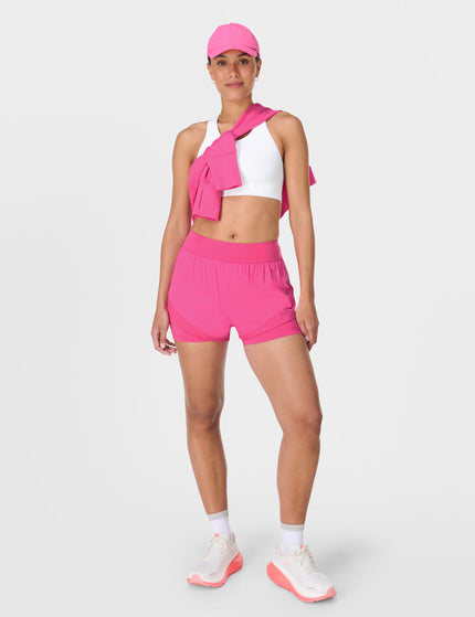 Sweaty Betty Tempo Run Shorts - Fuchsia Pinkimage7- The Sports Edit