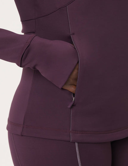 Sweaty Betty Therma Half Zip Midlayer - Neptune Purpleimages5- The Sports Edit