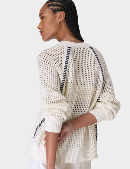 Sweaty Betty Tides High Whipstitch Jumper - Lily Whiteimage4- The Sports Edit
