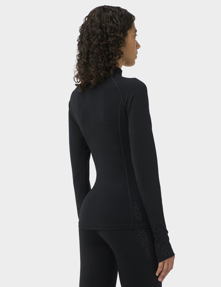 Sweaty Betty Ultimate Studio Grippy Half Zip - Blackimages2- The Sports Edit