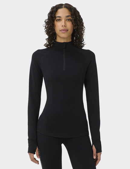 Sweaty Betty Ultimate Studio Grippy Half Zip - Blackimages1- The Sports Edit