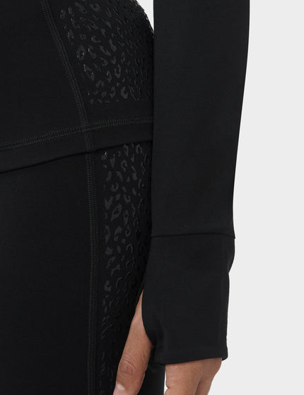 Sweaty Betty Ultimate Studio Grippy Half Zip - Blackimages4- The Sports Edit