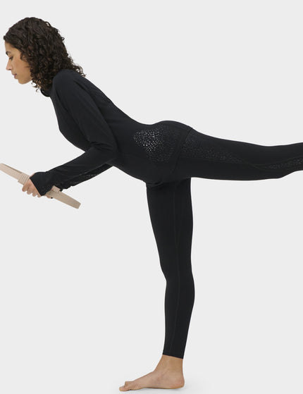 Sweaty Betty Ultimate Studio Grippy Half Zip - Blackimages5- The Sports Edit