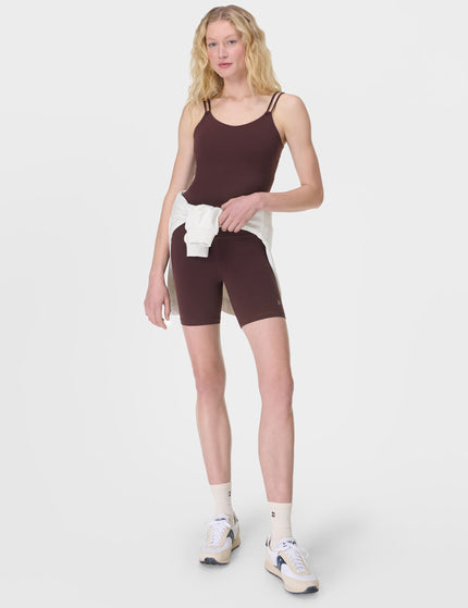 Sweaty Betty Ultimate Studio Strappy Vest - Sable Brownimage5- The Sports Edit