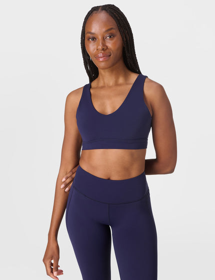 Sweaty Betty Ultimate Studio Voop Bra - Midnight Navy Blueimages1- The Sports Edit
