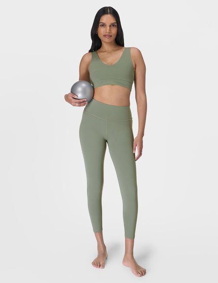 Sweaty Betty Ultimate Studio Voop Bra - Willow Greenimage5- The Sports Edit
