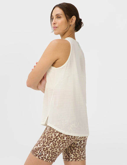 Sweaty Betty Ultimate Train Loose Rib Tank - Dove Whiteimages3- The Sports Edit