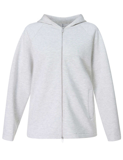 Sweaty Betty Wind Down Zip Up Hoody - Ice Grey Marlimage6- The Sports Edit