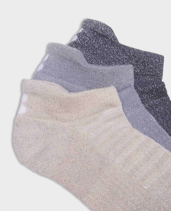 Workout Lurex Socks 3 Pack - Nebula Blue/Pink/Stellar Purple