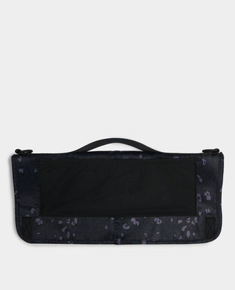 Yoga Mat Carry Bag - Black Luxe Leopard Print