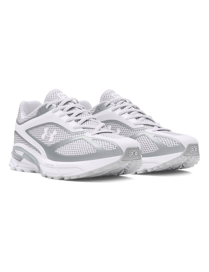 Under Armour Apparition Shoes - White/Metallic Silver/Halo Grayimage2- The Sports Edit