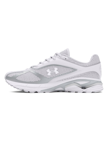 Under Armour Apparition Shoes - White/Metallic Silver/Halo Grayimage3- The Sports Edit