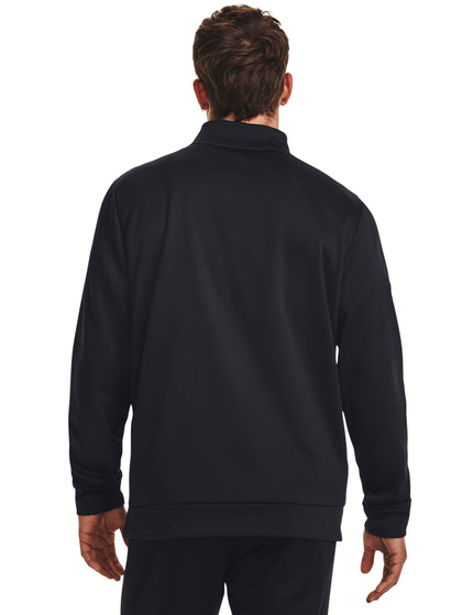 Under Armour Armour Fleece 1/4 Zip - Black/Blackimage2- The Sports Edit