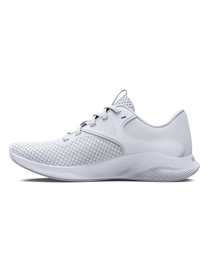 Under Armour Charged Aurora 2 Training Shoes - White/Metallic Warm Silverimage3- The Sports Edit