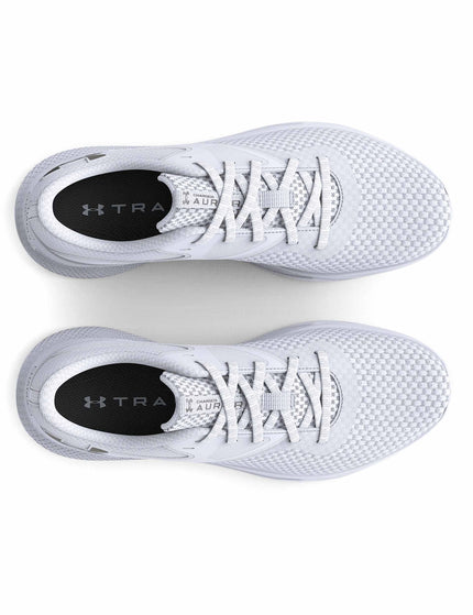 Under Armour Charged Aurora 2 Training Shoes - White/Metallic Warm Silverimage4- The Sports Edit