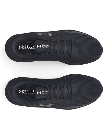 Under Armour Charged Pursuit 3 Running Shoes - Black/Metallic Silverimage3- The Sports Edit