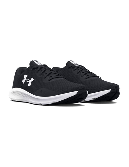 Under Armour Charged Pursuit 3 Running Shoes - Black/Whiteimage2- The Sports Edit