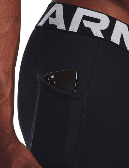 Under Armour ColdGear Armour Leggings - Black/Whiteimage3- The Sports Edit