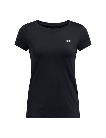 Under Armour HeatGear Armour Short Sleeve - Black/Whiteimage3- The Sports Edit