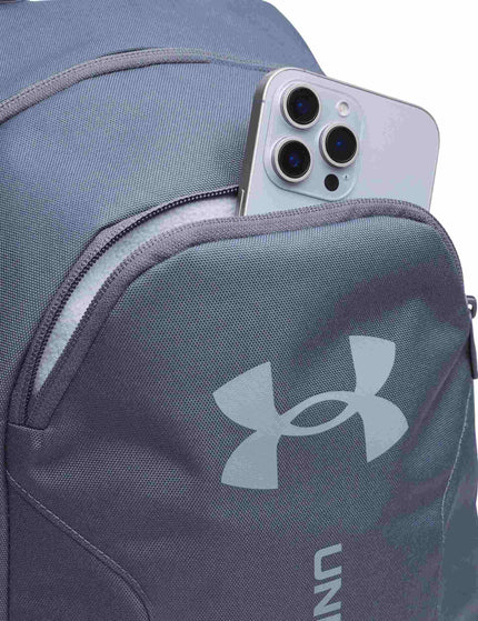 Under Armour Hustle Lite Backpack - Castlerock/Steelimages4- The Sports Edit