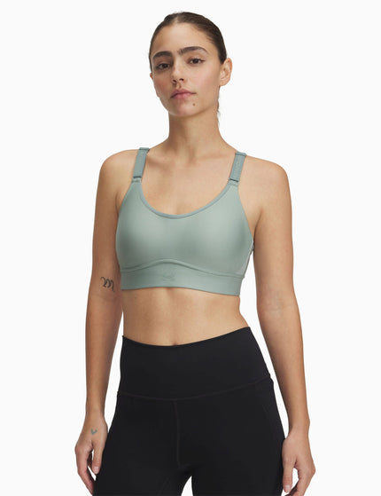 Under Armour Infinity 2.0 Mid Sports Bra - Silica Greenimage1- The Sports Edit