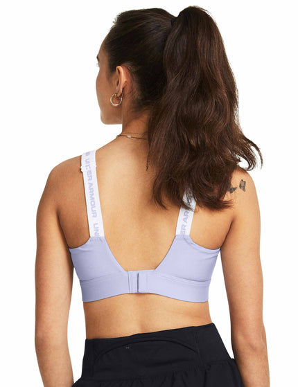 Under Armour Infinity 2.0 High Sports Bra - Celeste/Whiteimage3- The Sports Edit