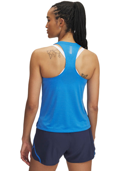 Under Armour Launch Singlet - Blue Atlantis/Reflectiveimage2- The Sports Edit