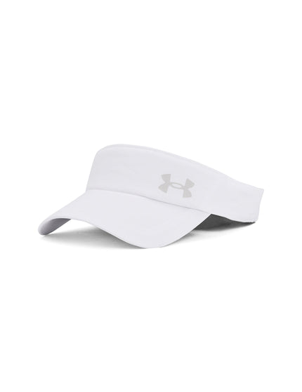 Under Armour Launch Visor - White/Reflectiveimage1- The Sports Edit