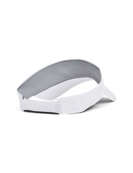 Under Armour Launch Visor - White/Reflectiveimage3- The Sports Edit