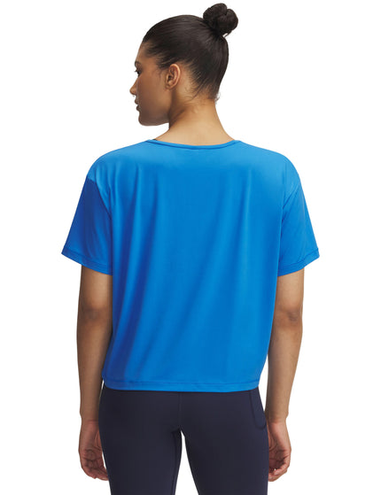 Under Armour Motion Short Sleeve - Blue Atlantis/Whiteimages2- The Sports Edit
