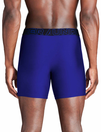Under Armour Performance Cotton- Solid 6” 3Pk - Air Force Blue/Blackimages3- The Sports Edit