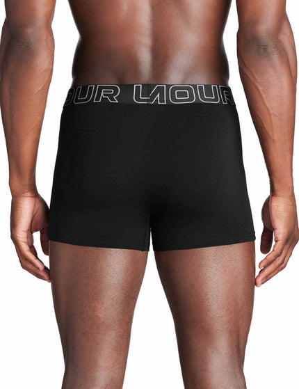 Under Armour Performance Cotton- Solid 6” 3Pk - Blackimages3- The Sports Edit