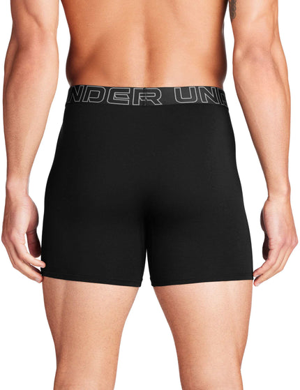 Under Armour Performance Cotton 6" 3-Pack Boxerjock - Blackimage3- The Sports Edit