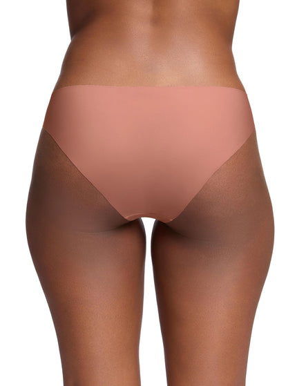 Under Armour Pure Stretch 3-Pack No Show Bikini - Canyon Pink/Grey Matter/Grey Dawnimage3- The Sports Edit
