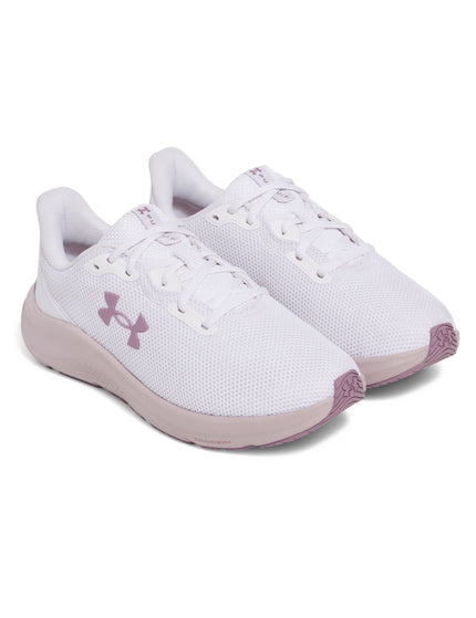 Under Armour Pursuit 4 Running Shoes - White/Purple Primeimage2- The Sports Edit