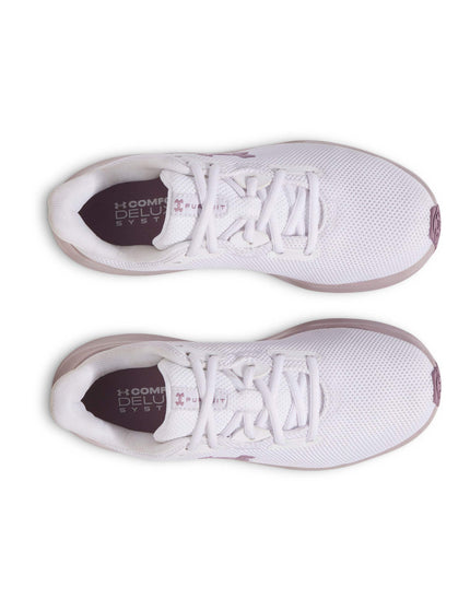 Under Armour Pursuit 4 Running Shoes - White/Purple Primeimage4- The Sports Edit