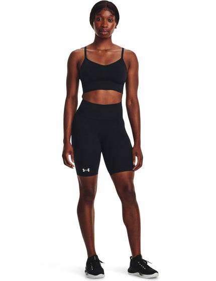 Under Armour Train Seamless Shorts - Black/Whiteimage3- The Sports Edit