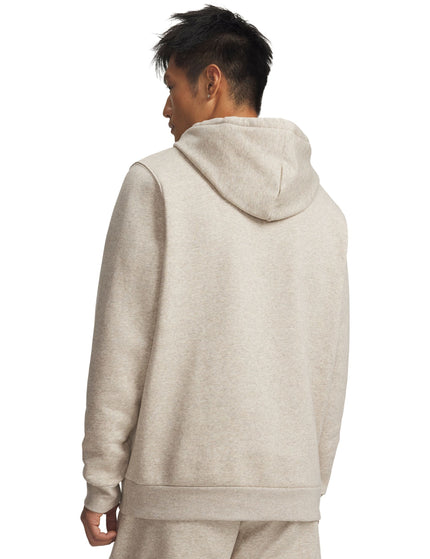 Under Armour Icon Fleece Hoodie - Timberwolf Taupe Light Heather/Timberwolf Taupeimages2- The Sports Edit