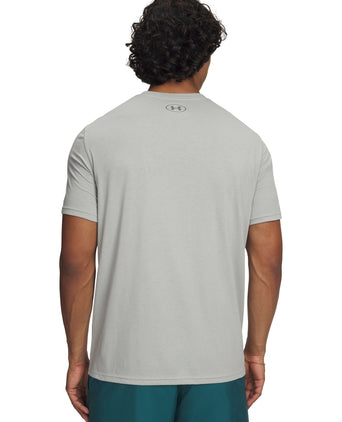 Chest Logo Short Sleeve T-Shirt - Titanium/Clay Green